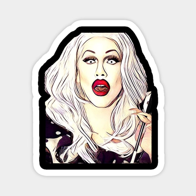 Sharon Needles Magnet by awildlolyappeared