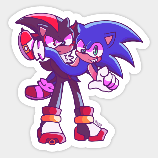 Sunset Sonadow Sticker for Sale by MephilesJester