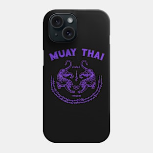 Muay Thai Tiger Sak Yant Tattoo Kickboxing Thailand Phone Case