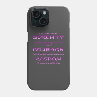 Serenity Prayer Phone Case