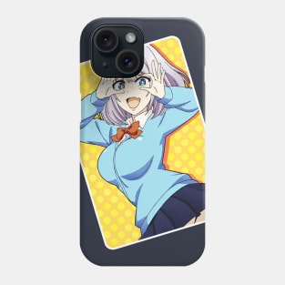 Retro Vintage Anime School Uniform Happy Magic Senpai Smile Phone Case