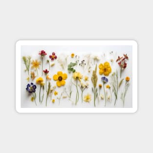 Pressed Flowers Magnet