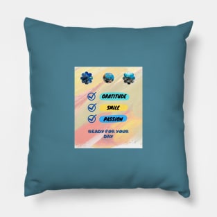 Mood Checklist Pillow