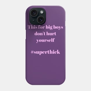 Don't hurt yourself Phone Case