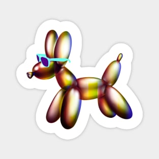 Cool Dog Balloon Dude Magnet