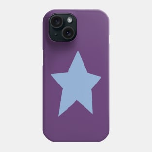 Blue Star On Purple Phone Case