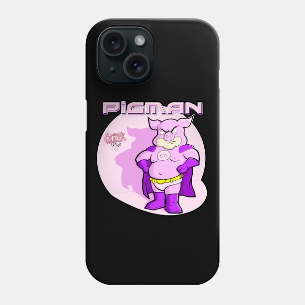 Gutter Pigs Pigman Phone Case by GutterPigs