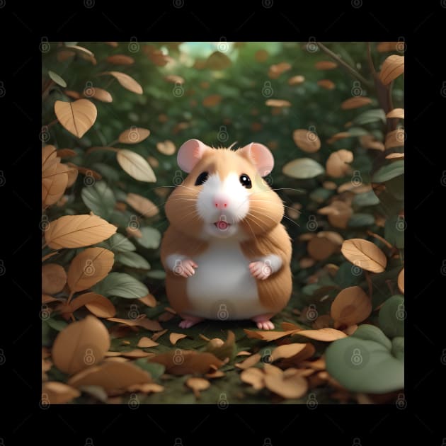 Hamster in Nature by I-LAYDA