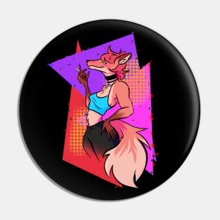 Anthro Fox Pin
