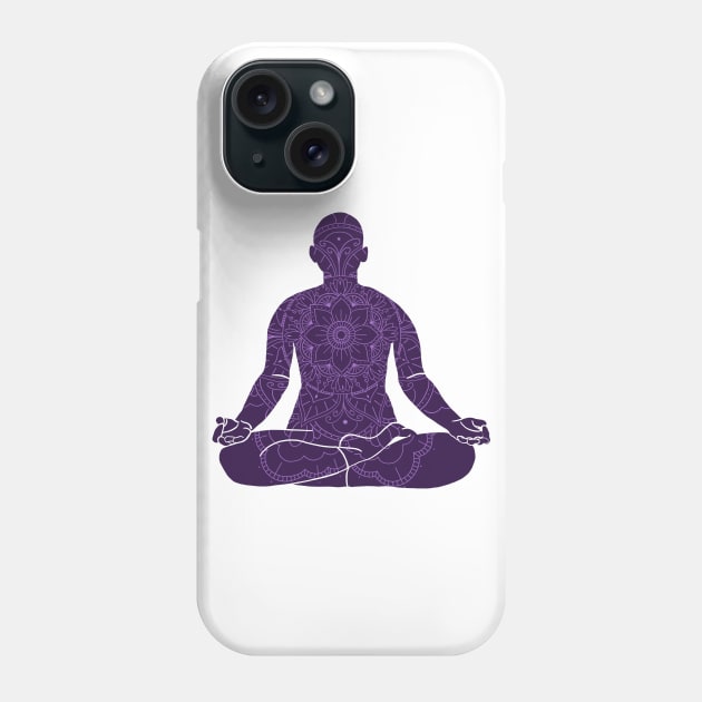 Kundalini Ashtanga Hatha Asanas Yogi Yoga Phone Case by GraphicsLab