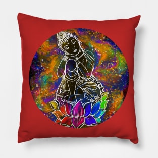 Female Buddha ( Buddhism ) Pillow