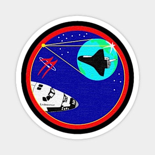 Black Panther Art - NASA Space Badge 101 Magnet