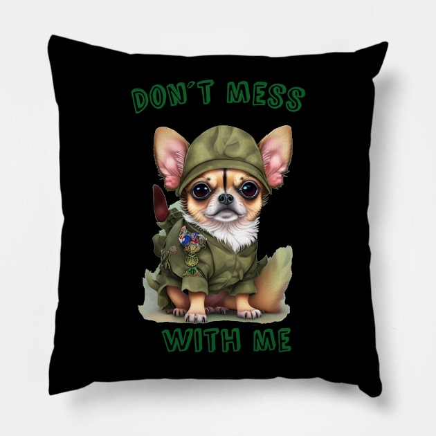 Don´t Mess with me Pillow by Back to the source