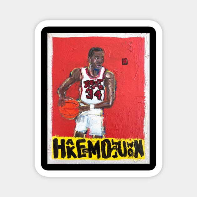 Hakeem Olajuwon Magnet by ElSantosWorld