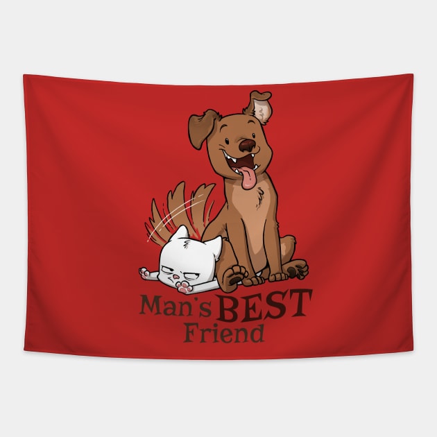 BEST Friend Tapestry by Dooomcat