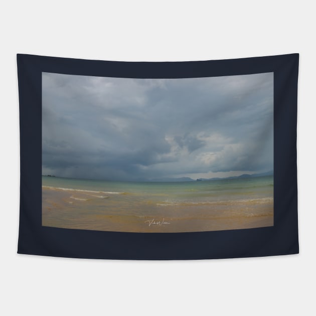 TubKeak Beach, Krabi Province, Thailand. Tapestry by VickiWalsh