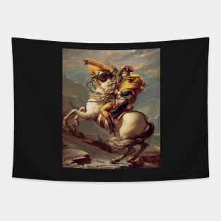 Bonaparte franchissant le Grand-Saint-Bernard - par Jacques-Louis David Tapestry