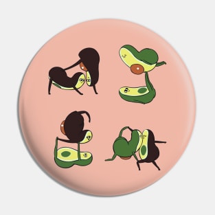 Avocado Yoga Relationship Goals Pin