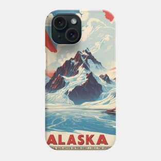 Alaska United States of America Tourism Vintage Poster Phone Case