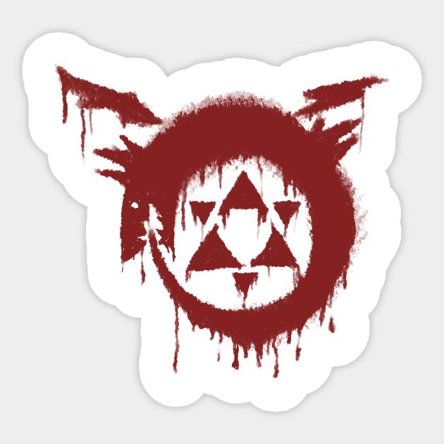 Homunculus Symbol Fma Brotherhood Sticker Teepublic Mix & match this t shirt with other items to create an avatar that is unique to you! homunculus symbol