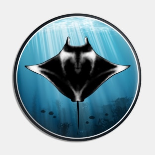 Manta Ray Pin