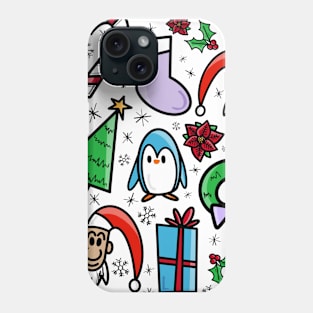 Christmas Motif Pattern Phone Case