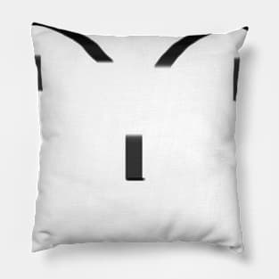 Straight Face Pillow