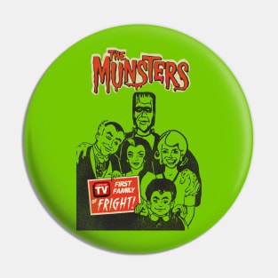 The Munsters 'First Family' of FRIGHT! Pin