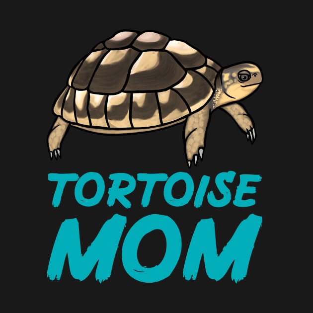 Tortoise Mom, Blue, for Tortoise Lovers by Mochi Merch