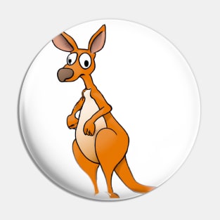 Cute Kangaroo Drawing Pin