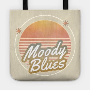 moody blues ll retro 80s moon Tote