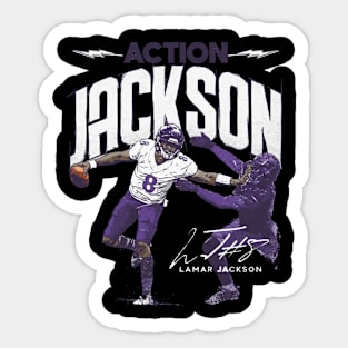 Lamar Jackson 8 Sticker for Sale by sstagge13