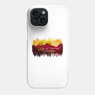 The burgundy valleys Phone Case