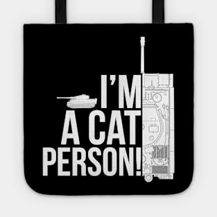 Fan of tanks. Im a cat person Tote