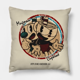 Cuphead - Old Cartoon Style Pillow