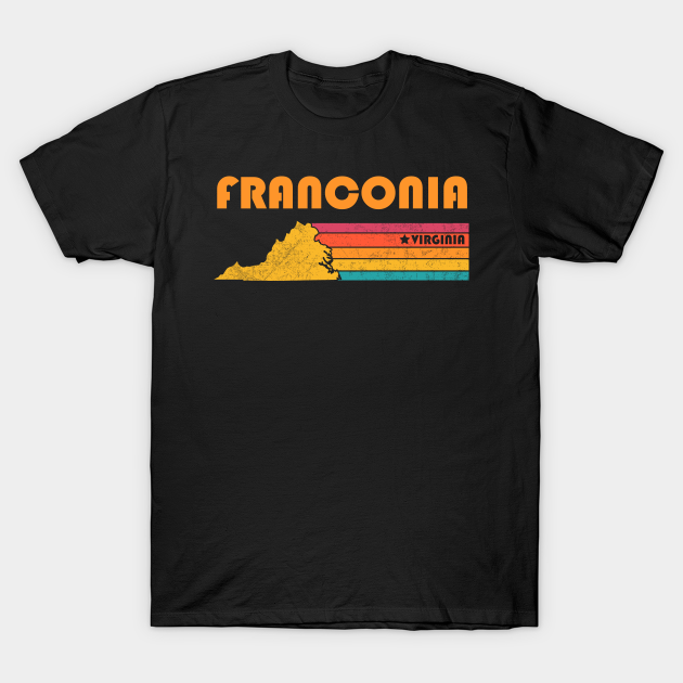 Discover Franconia Virginia Vintage Distressed Souvenir - Franconia Virginia - T-Shirt