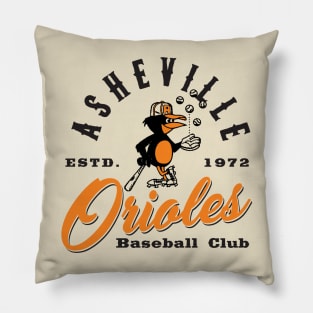 Asheville Orioles Pillow