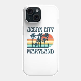 Ocean City Maryland Beach Summer Vacation Vintage T-Shirt Phone Case