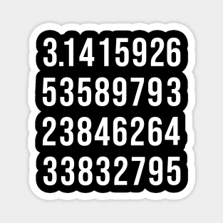 Pi digits Magnet