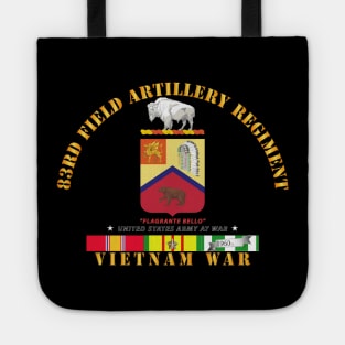 Army - 83rd FA Regt - COA -Vietnam - VN Svc Tote