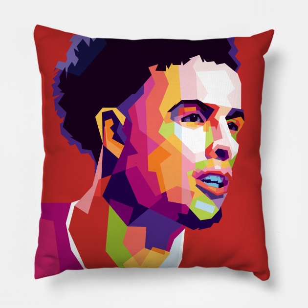 Curtis jones Pillow by Danwpap2