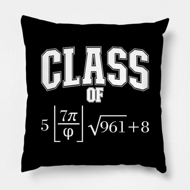 Class Of 2023 School Mathematics Calculation Pillow by FrancisDouglasOfficial