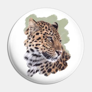 Leopard Painting Pin