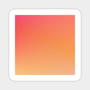 orange pink gradient Magnet