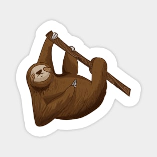 Not Fast Not Furious - Funny cute lazy sloth Magnet