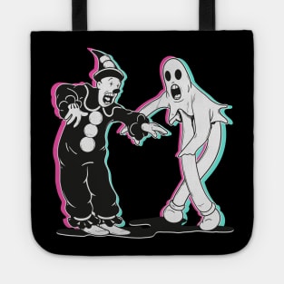 fantasma y payaso bailando Tote