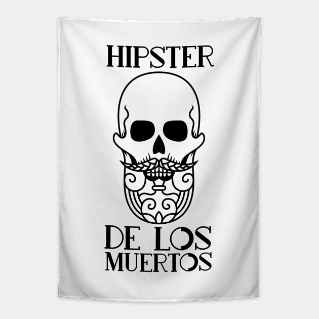 HIPSTER de los Muertos Tapestry by Off the Page