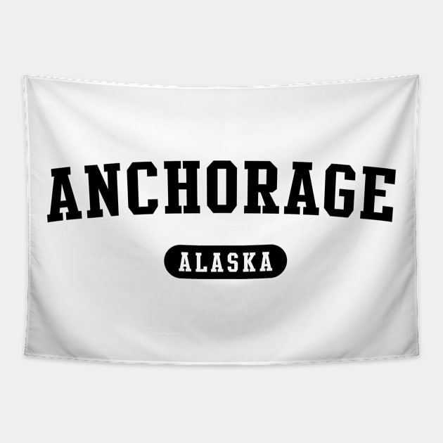 Anchorage, AK Tapestry by Novel_Designs