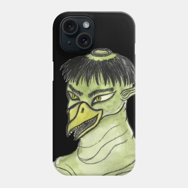 Kappa - Japanese folklore Phone Case by mareescatharsis