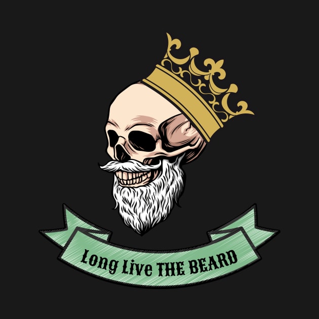 king beard skull by UnikRay